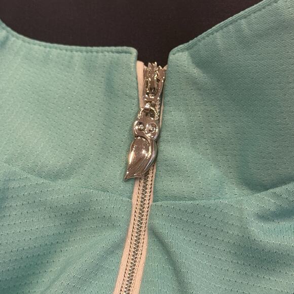 Sport Haley Women's Sleeveless Green Polo in Size Medium - Picture 4 of 6